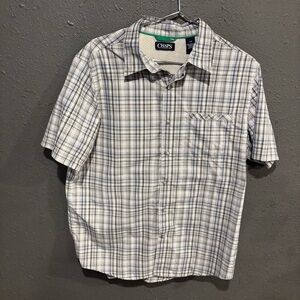 Chaps Men's Casual Plaid Button Down Shirt